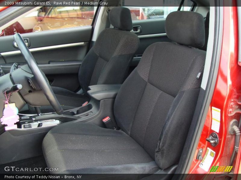 Rave Red Pearl / Medium Gray 2009 Mitsubishi Galant ES