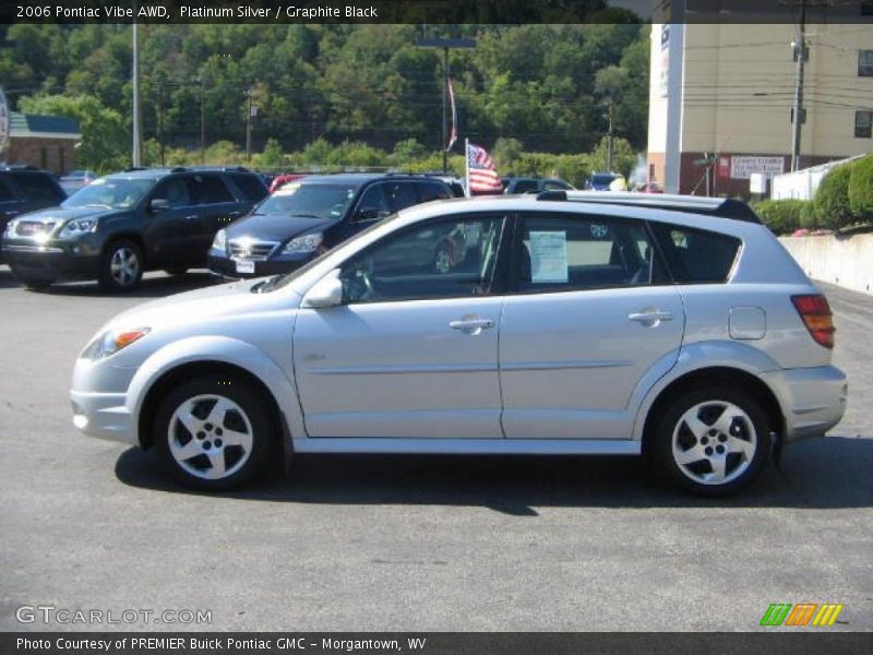 Platinum Silver / Graphite Black 2006 Pontiac Vibe AWD