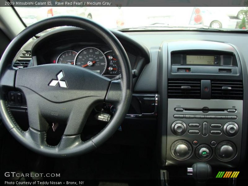Rave Red Pearl / Medium Gray 2009 Mitsubishi Galant ES