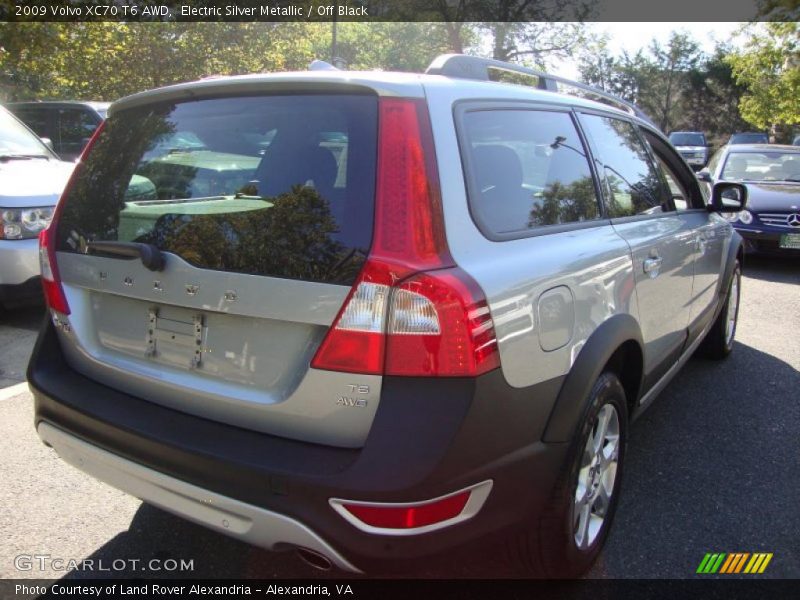 Electric Silver Metallic / Off Black 2009 Volvo XC70 T6 AWD
