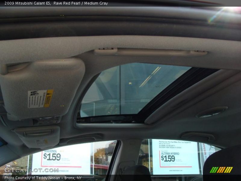 Rave Red Pearl / Medium Gray 2009 Mitsubishi Galant ES