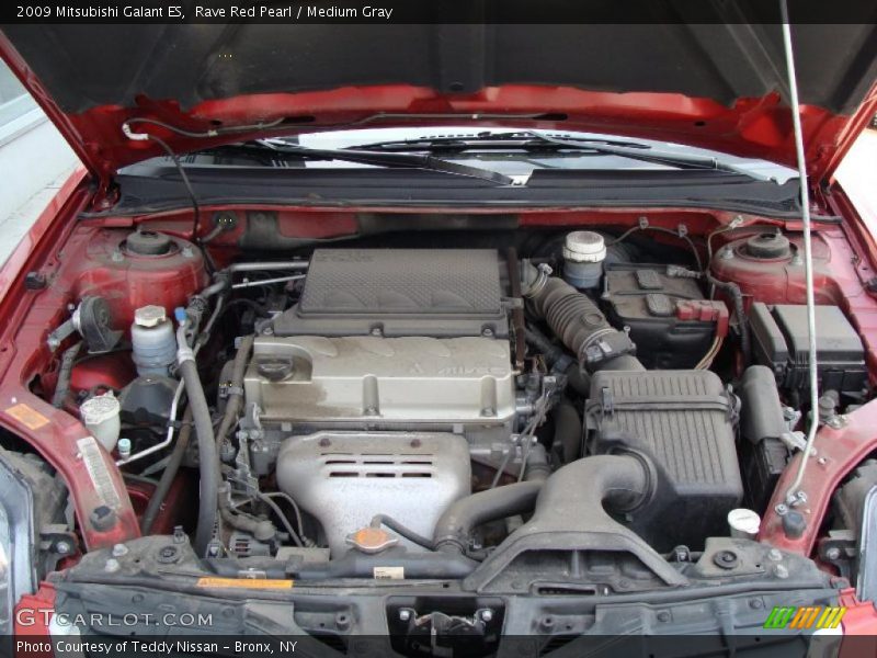 Rave Red Pearl / Medium Gray 2009 Mitsubishi Galant ES