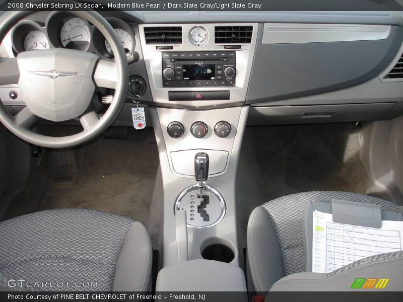 Modern Blue Pearl / Dark Slate Gray/Light Slate Gray 2008 Chrysler Sebring LX Sedan