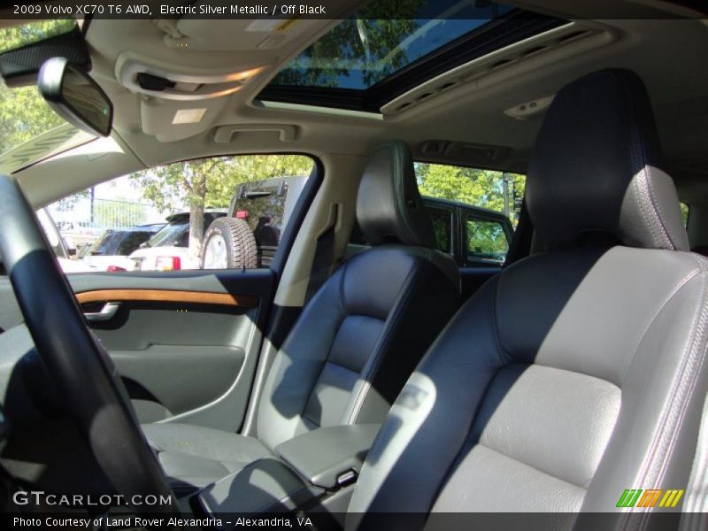 Electric Silver Metallic / Off Black 2009 Volvo XC70 T6 AWD