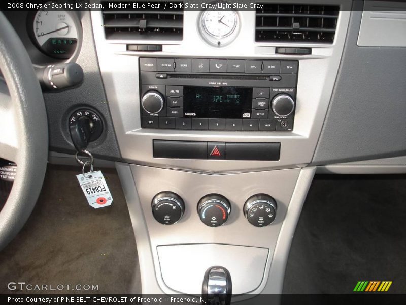 Modern Blue Pearl / Dark Slate Gray/Light Slate Gray 2008 Chrysler Sebring LX Sedan