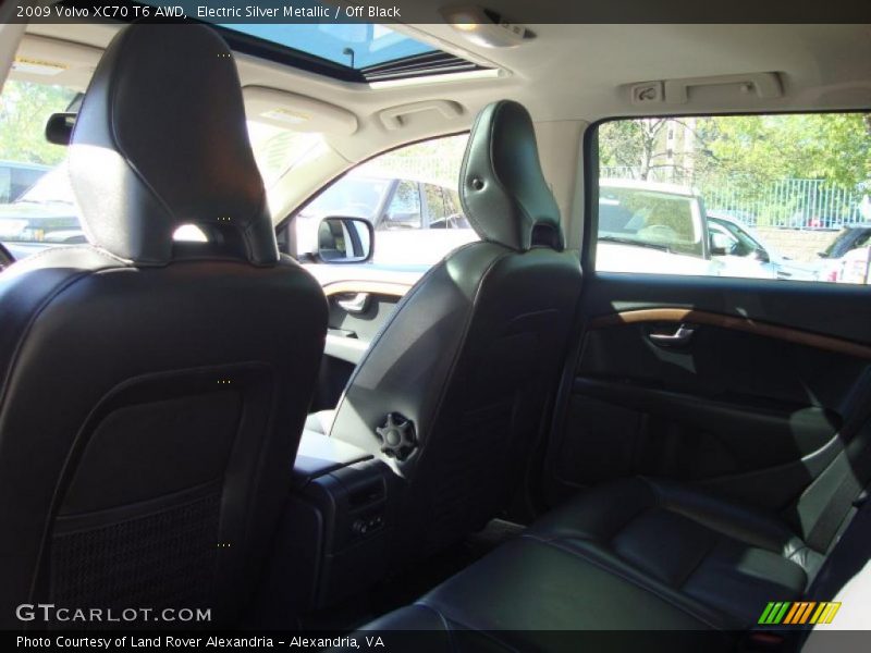 Electric Silver Metallic / Off Black 2009 Volvo XC70 T6 AWD