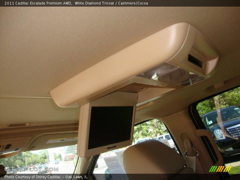 White Diamond Tricoat / Cashmere/Cocoa 2011 Cadillac Escalade Premium AWD