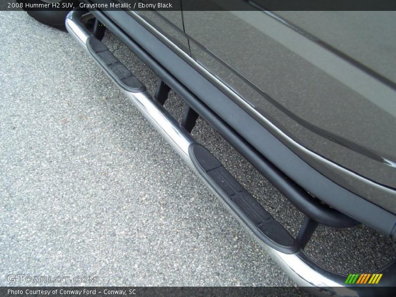 Graystone Metallic / Ebony Black 2008 Hummer H2 SUV