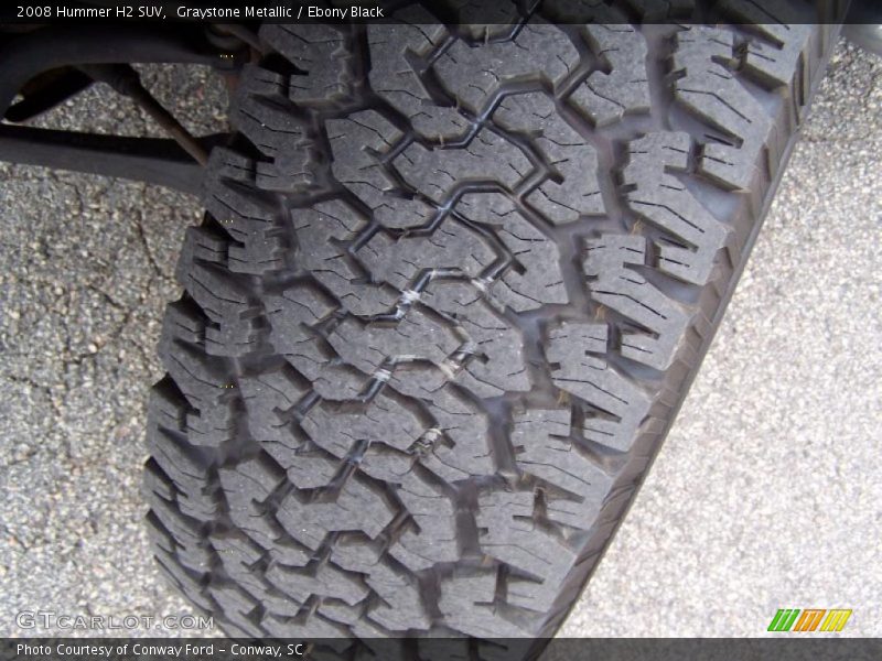 Graystone Metallic / Ebony Black 2008 Hummer H2 SUV