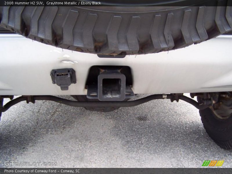 Graystone Metallic / Ebony Black 2008 Hummer H2 SUV