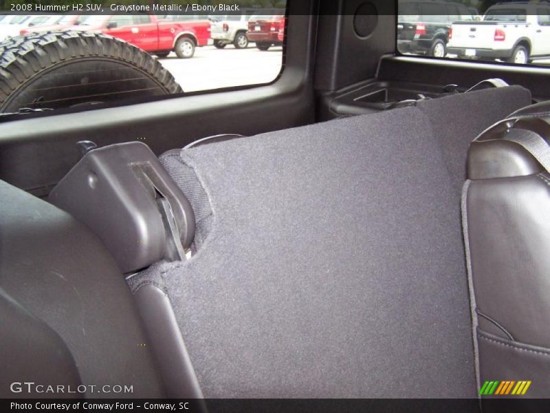 Graystone Metallic / Ebony Black 2008 Hummer H2 SUV