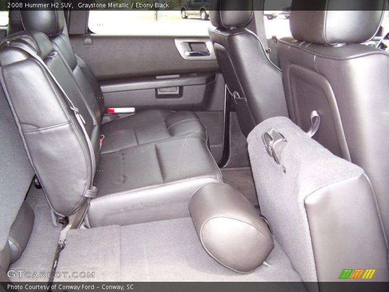 Graystone Metallic / Ebony Black 2008 Hummer H2 SUV