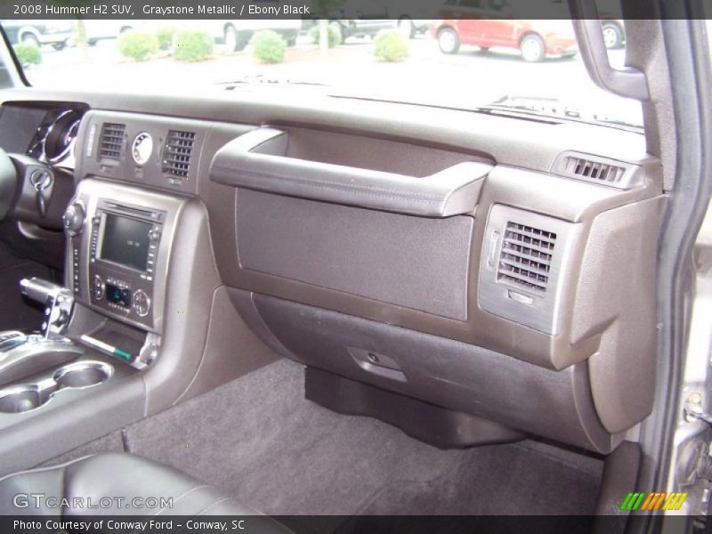 Graystone Metallic / Ebony Black 2008 Hummer H2 SUV