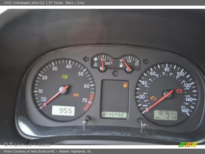 Black / Grey 2002 Volkswagen Jetta GLS 1.8T Sedan