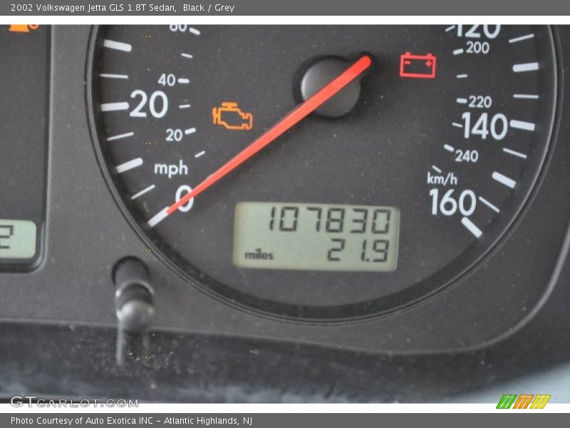 Black / Grey 2002 Volkswagen Jetta GLS 1.8T Sedan