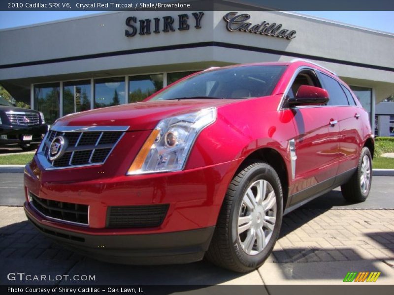 Crystal Red Tintcoat / Shale/Brownstone 2010 Cadillac SRX V6