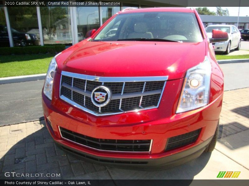 Crystal Red Tintcoat / Shale/Brownstone 2010 Cadillac SRX V6