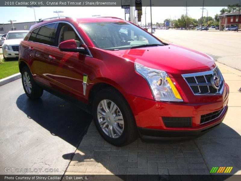 Crystal Red Tintcoat / Shale/Brownstone 2010 Cadillac SRX V6