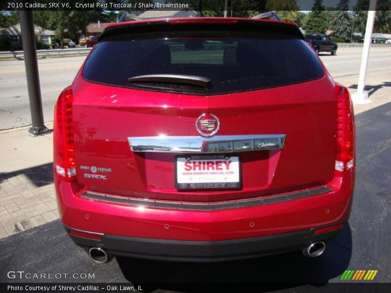 Crystal Red Tintcoat / Shale/Brownstone 2010 Cadillac SRX V6