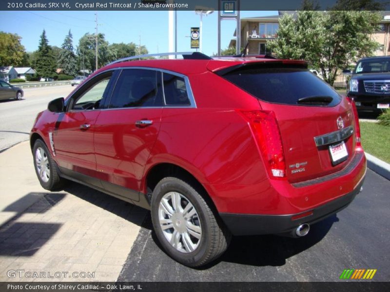 Crystal Red Tintcoat / Shale/Brownstone 2010 Cadillac SRX V6