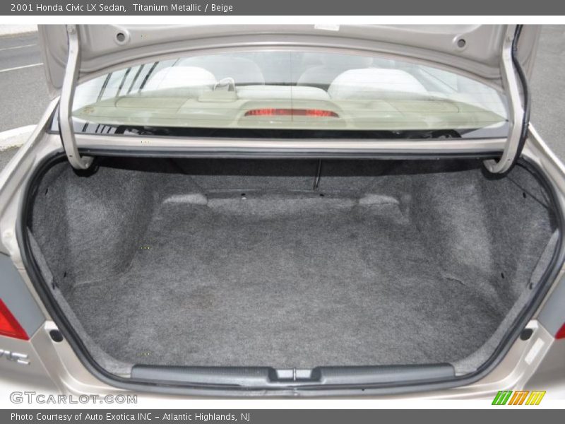 Titanium Metallic / Beige 2001 Honda Civic LX Sedan