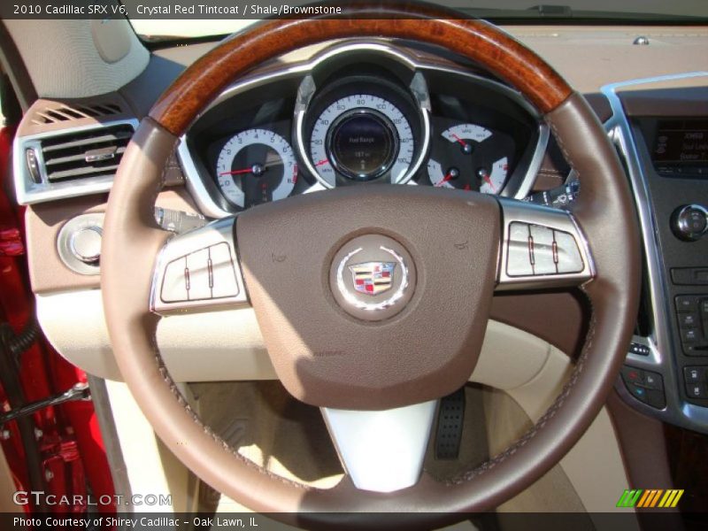 Crystal Red Tintcoat / Shale/Brownstone 2010 Cadillac SRX V6