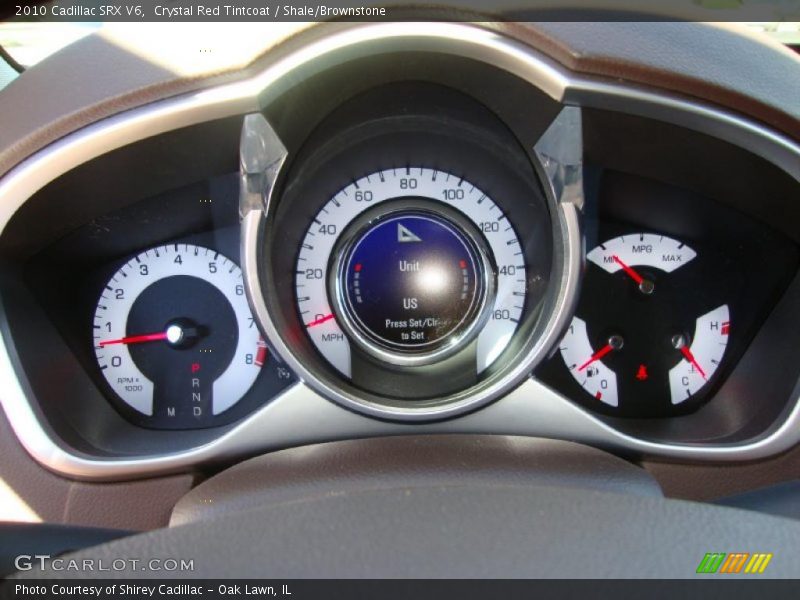 Crystal Red Tintcoat / Shale/Brownstone 2010 Cadillac SRX V6