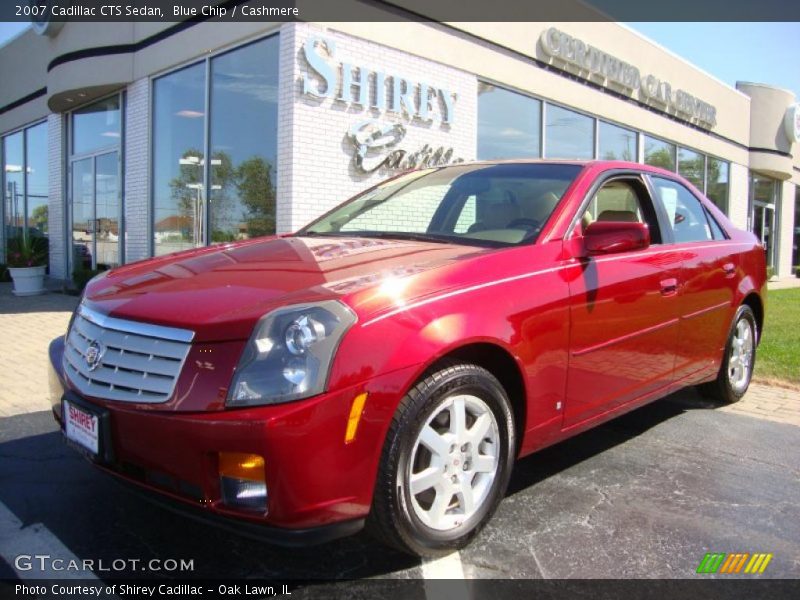 Blue Chip / Cashmere 2007 Cadillac CTS Sedan