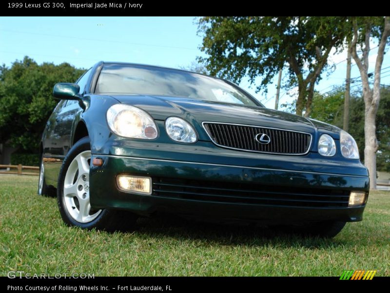 Imperial Jade Mica / Ivory 1999 Lexus GS 300