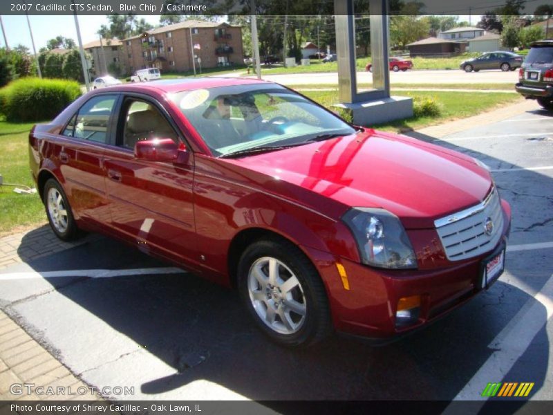 Blue Chip / Cashmere 2007 Cadillac CTS Sedan