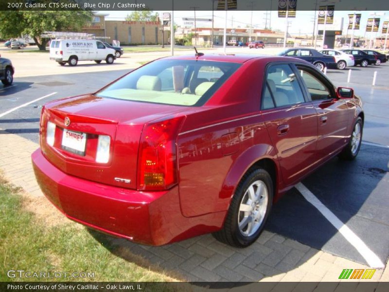 Blue Chip / Cashmere 2007 Cadillac CTS Sedan