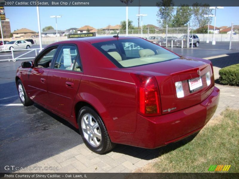 Blue Chip / Cashmere 2007 Cadillac CTS Sedan