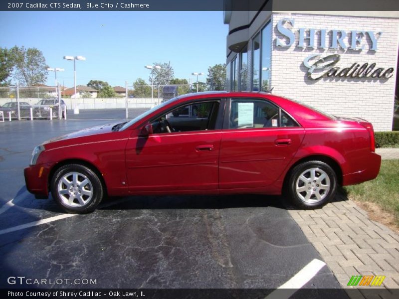 Blue Chip / Cashmere 2007 Cadillac CTS Sedan