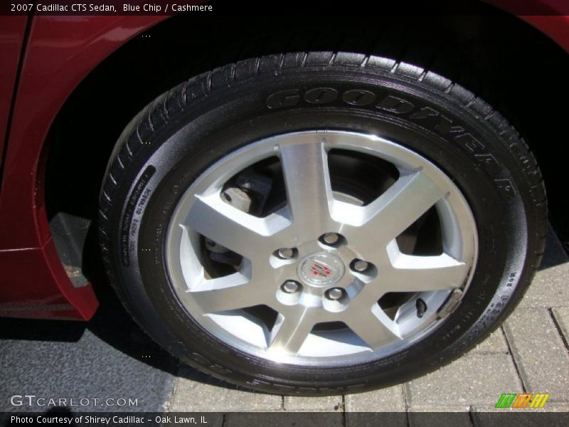 Blue Chip / Cashmere 2007 Cadillac CTS Sedan