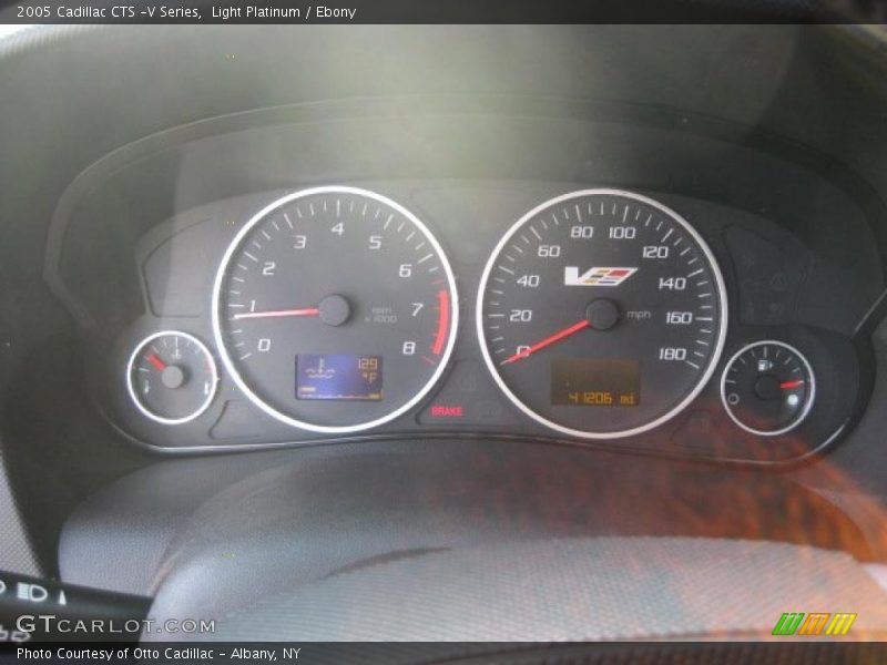 Light Platinum / Ebony 2005 Cadillac CTS -V Series