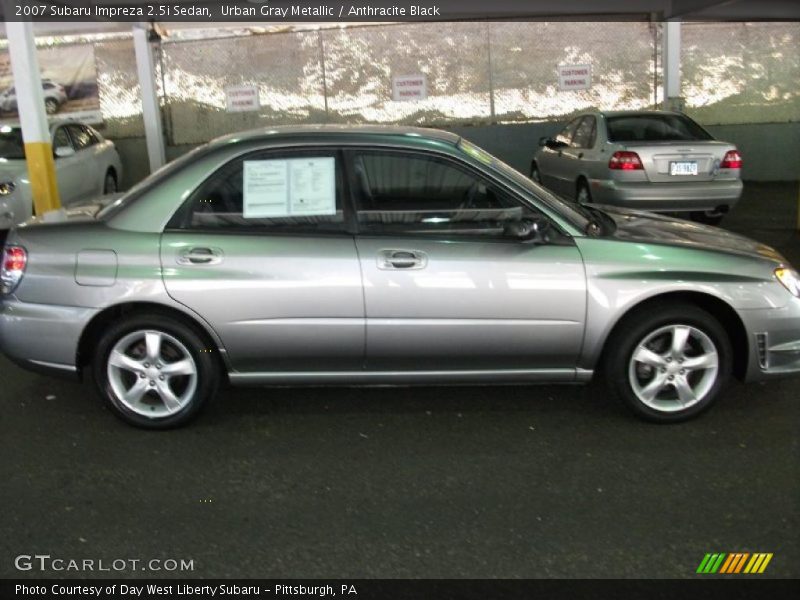 Urban Gray Metallic / Anthracite Black 2007 Subaru Impreza 2.5i Sedan