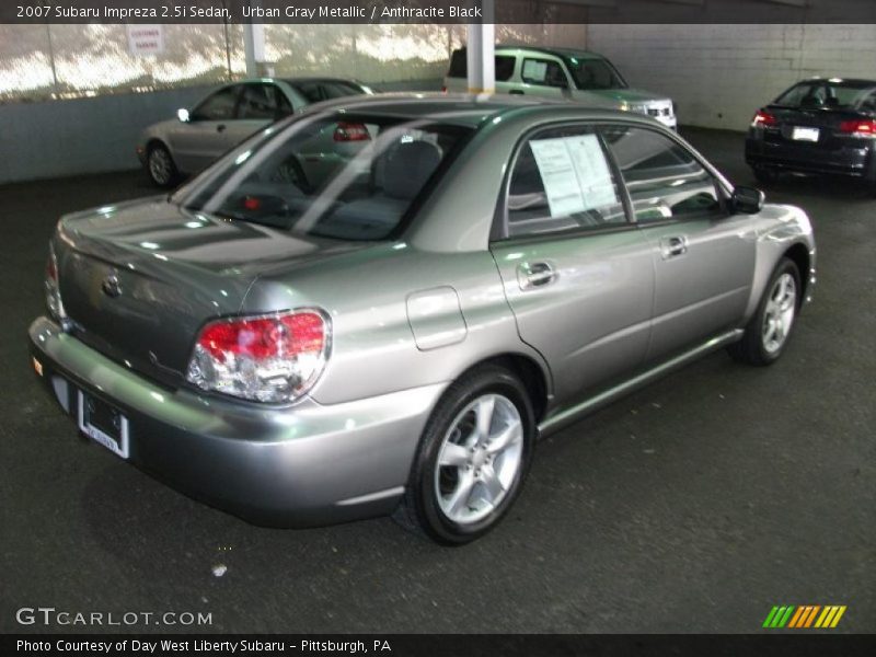 Urban Gray Metallic / Anthracite Black 2007 Subaru Impreza 2.5i Sedan