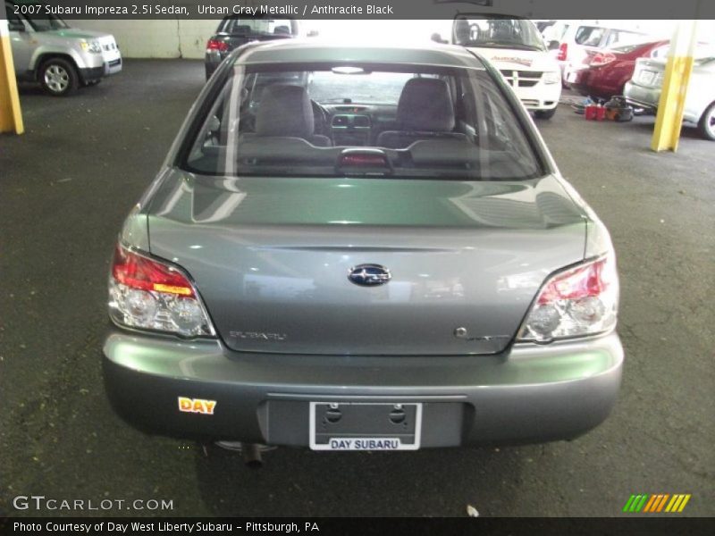 Urban Gray Metallic / Anthracite Black 2007 Subaru Impreza 2.5i Sedan