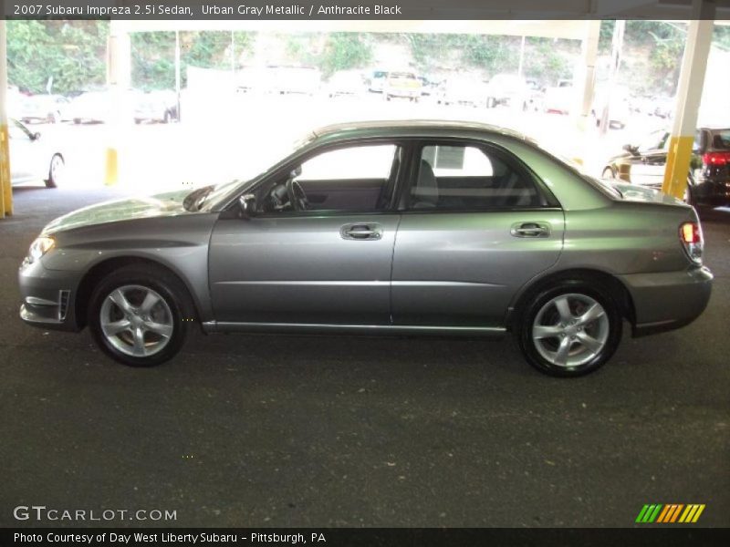 Urban Gray Metallic / Anthracite Black 2007 Subaru Impreza 2.5i Sedan