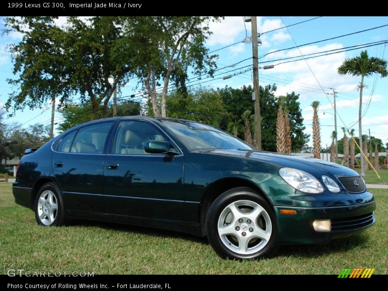 Imperial Jade Mica / Ivory 1999 Lexus GS 300