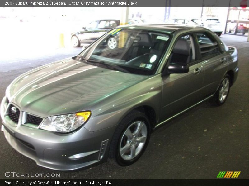 Urban Gray Metallic / Anthracite Black 2007 Subaru Impreza 2.5i Sedan