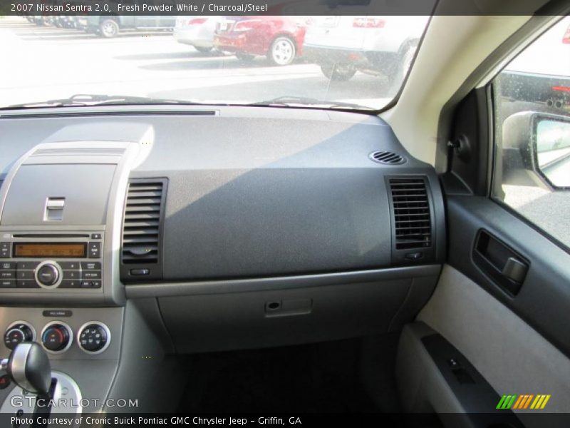 Fresh Powder White / Charcoal/Steel 2007 Nissan Sentra 2.0