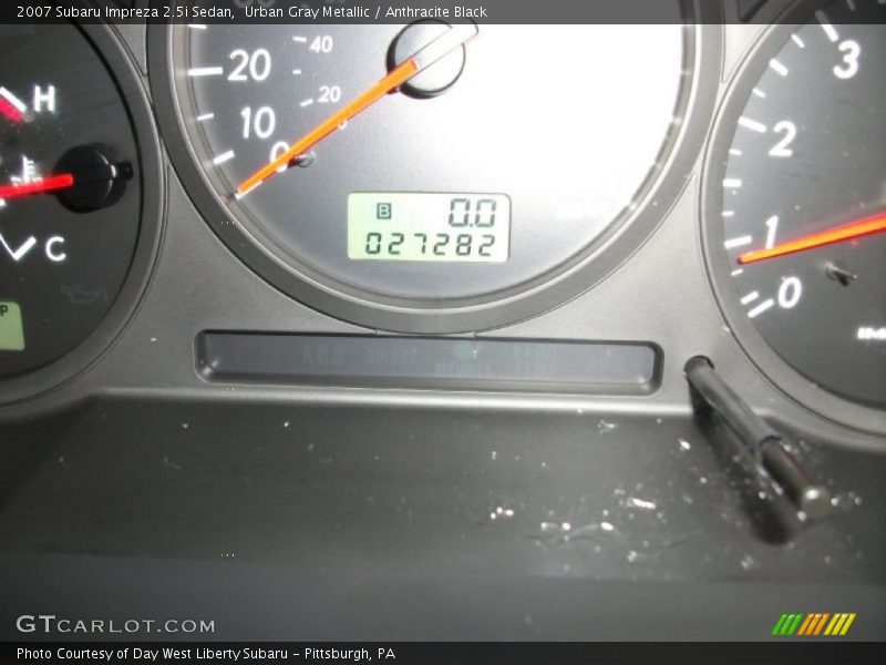 Urban Gray Metallic / Anthracite Black 2007 Subaru Impreza 2.5i Sedan