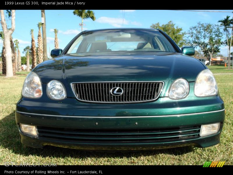 Imperial Jade Mica / Ivory 1999 Lexus GS 300