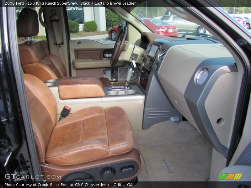 Black / Castano Brown Leather 2006 Ford F150 King Ranch SuperCrew