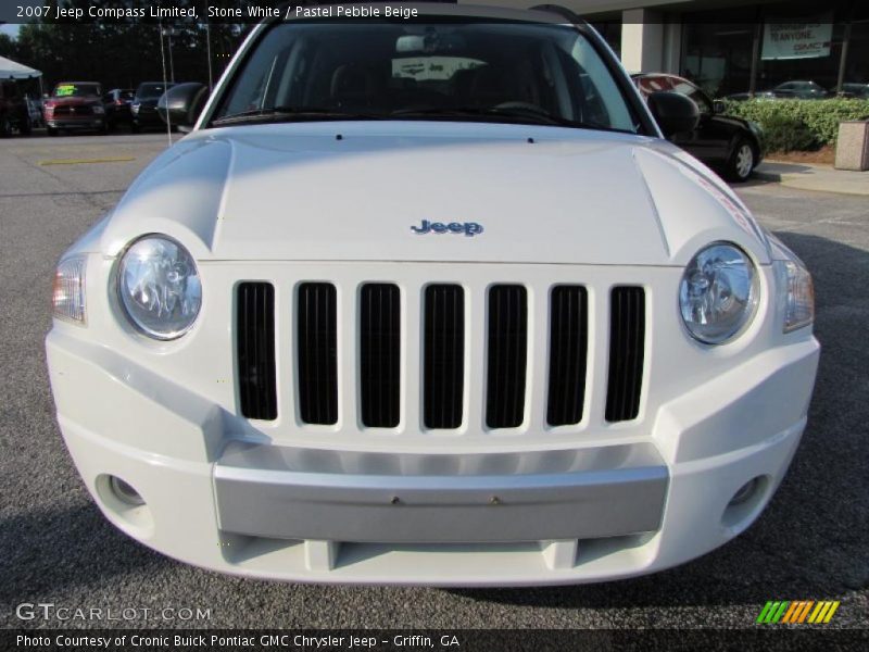 Stone White / Pastel Pebble Beige 2007 Jeep Compass Limited
