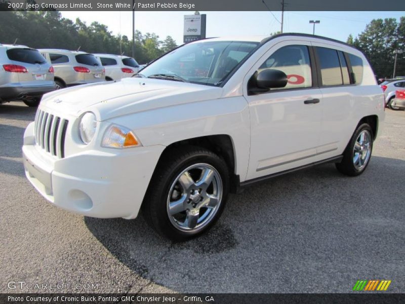 Stone White / Pastel Pebble Beige 2007 Jeep Compass Limited