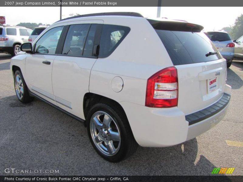 Stone White / Pastel Pebble Beige 2007 Jeep Compass Limited
