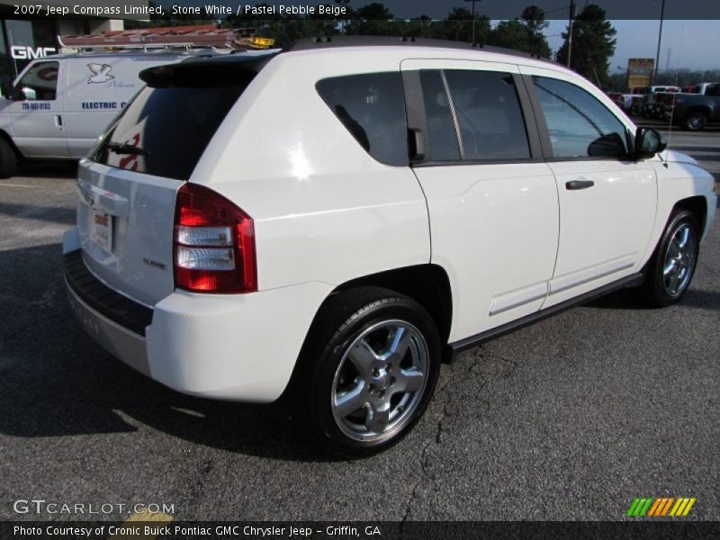 Stone White / Pastel Pebble Beige 2007 Jeep Compass Limited