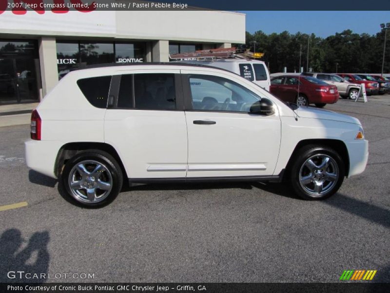 Stone White / Pastel Pebble Beige 2007 Jeep Compass Limited